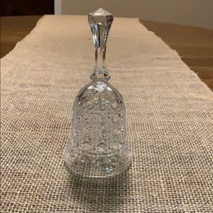 Vintage Cut glass/ crystal Bell